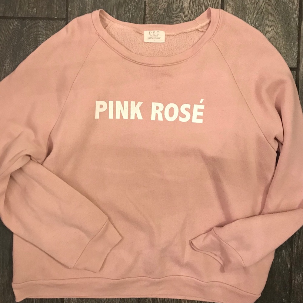 Pink Rose sweater size L